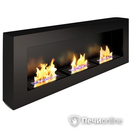 Биокамин ЭкоЛайф Fire Line black burgundy в Тобольске